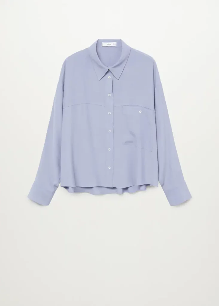 chemise fluide oversize mango