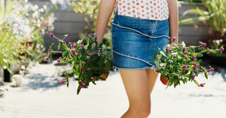 jupe en jean tendance printemps
