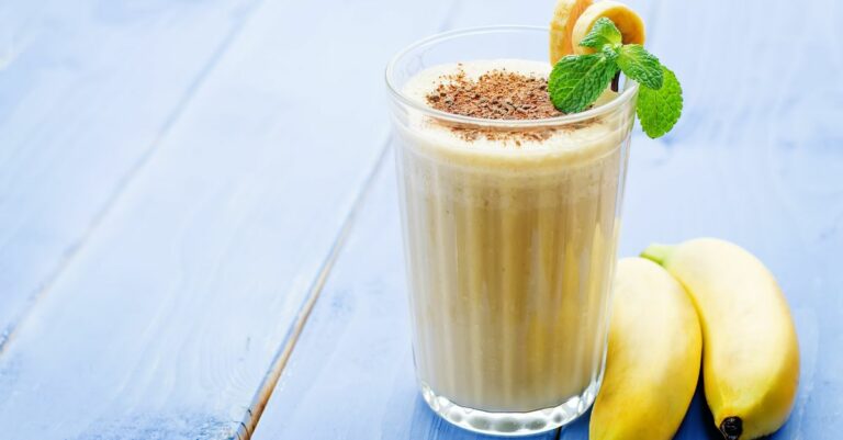 Milkshake détox à la banane