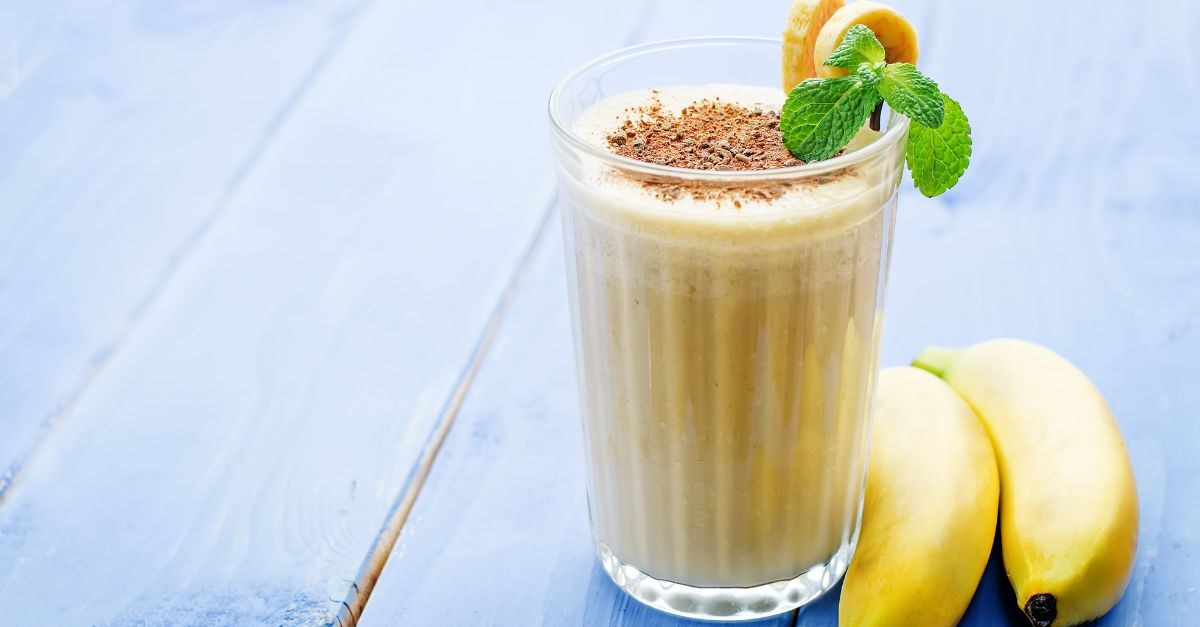 Milkshake détox à la banane