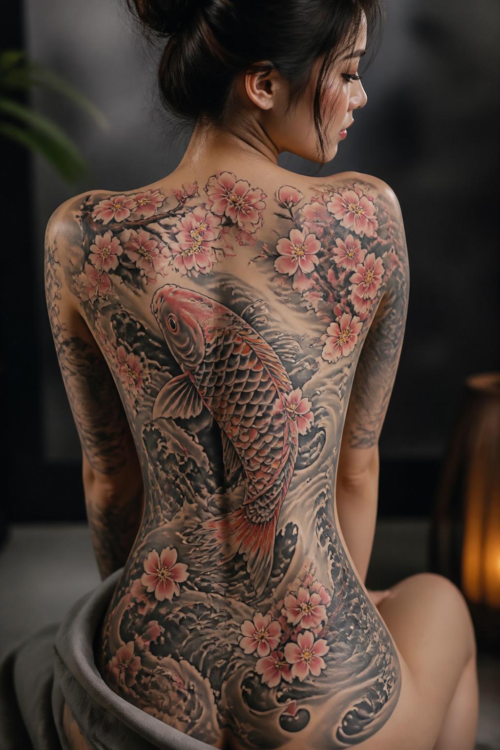 découvrez la signification symbolique profonde des tatouages de fleurs de cerisier et ce qu'ils représentent en termes de beauté éphémère, renouveau et poésie dans l'art corporel.