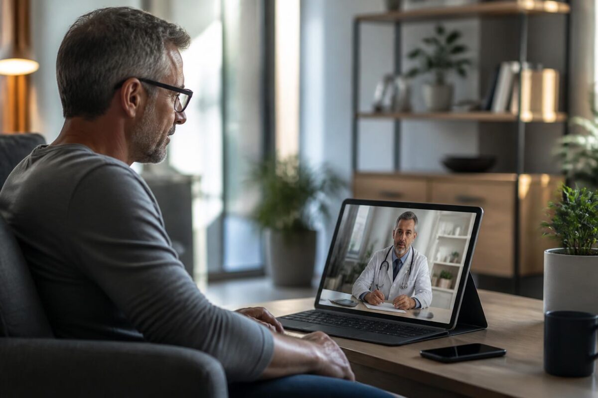 découvrez comment la télémédecine offre des solutions efficaces pour diagnostiquer et traiter les troubles érectiles à distance, en toute confidentialité et simplicité.