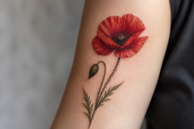 découvrez la symbolique profonde du tatouage coquelicot, ses significations et les histoires fascinantes qui entourent ce motif floral délicat et chargé d'émotions.