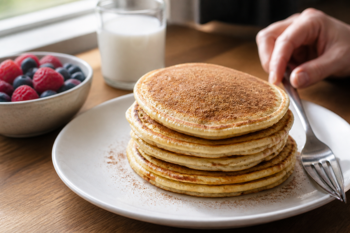 Pancake protéiné : 15 g de protéines, zéro sucre, et toujours du plaisir