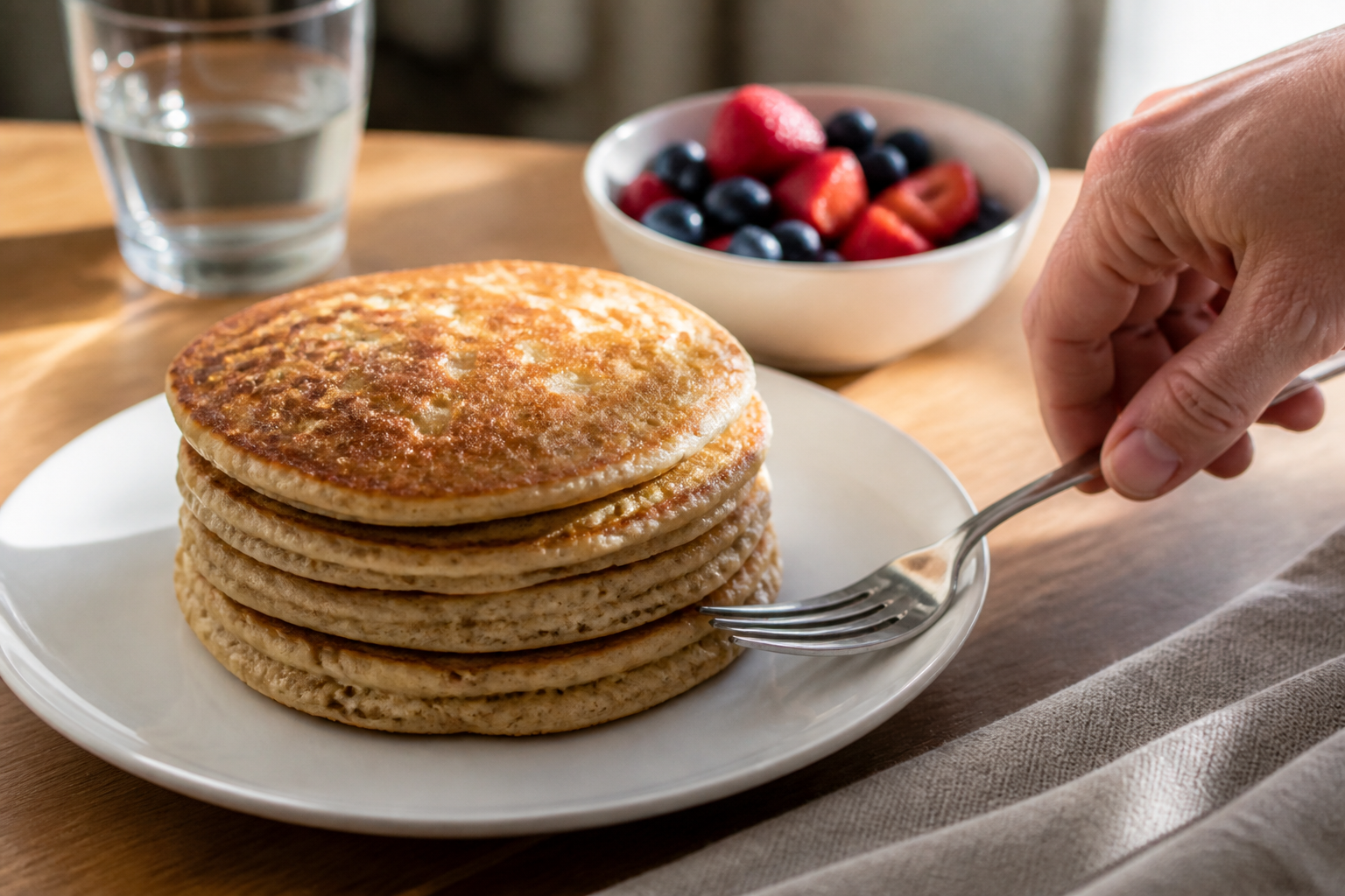 Pancake protéiné : 15 g de protéines, zéro sucre, et toujours du plaisir