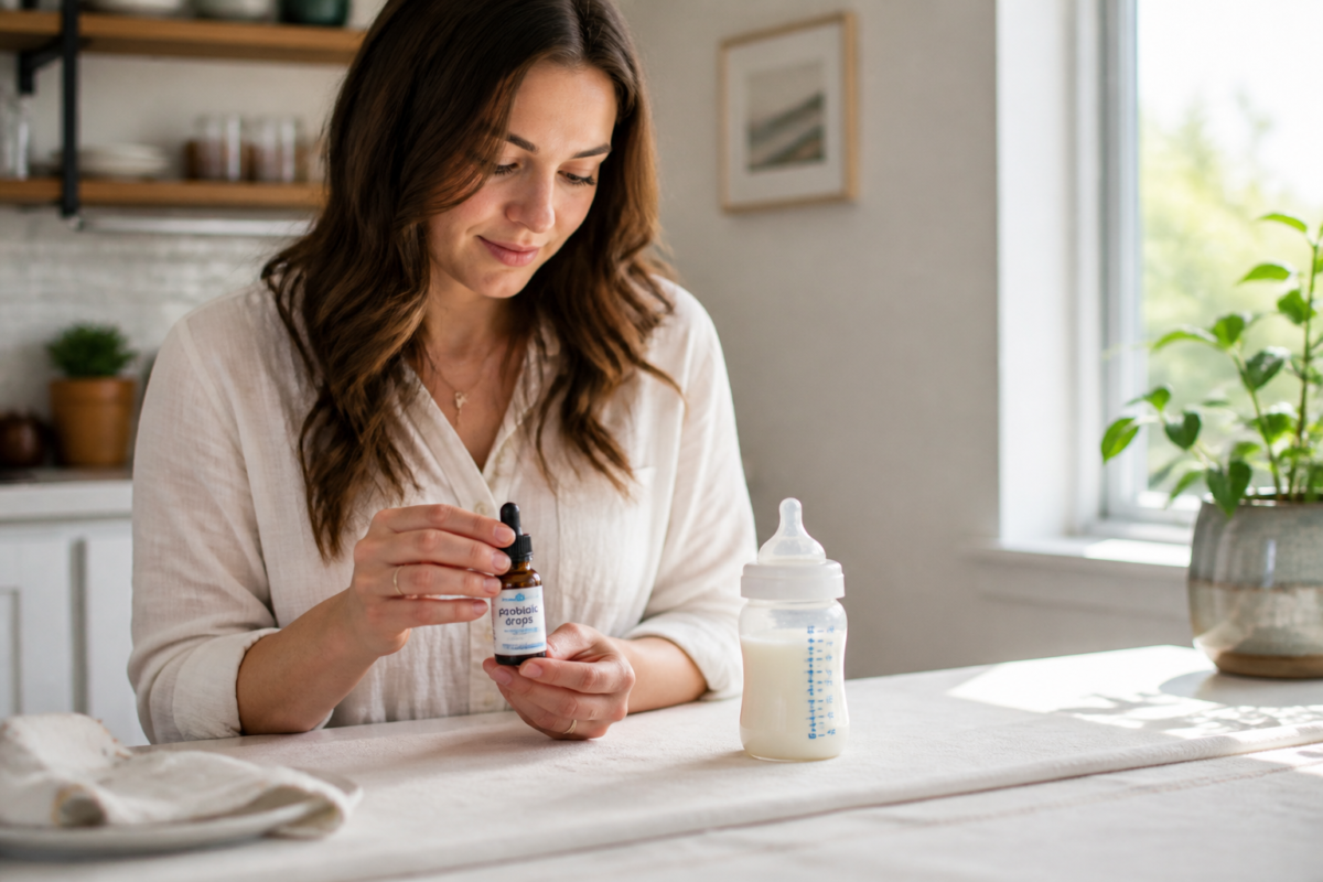 Probiotiques pour bébé : le geste simple pour un ventre apaisé