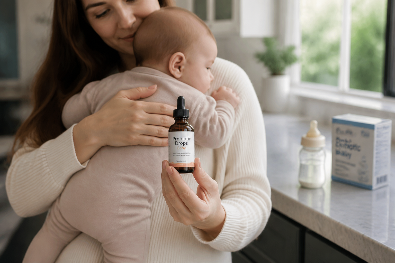 Probiotiques pour bébé : le geste simple pour un ventre apaisé