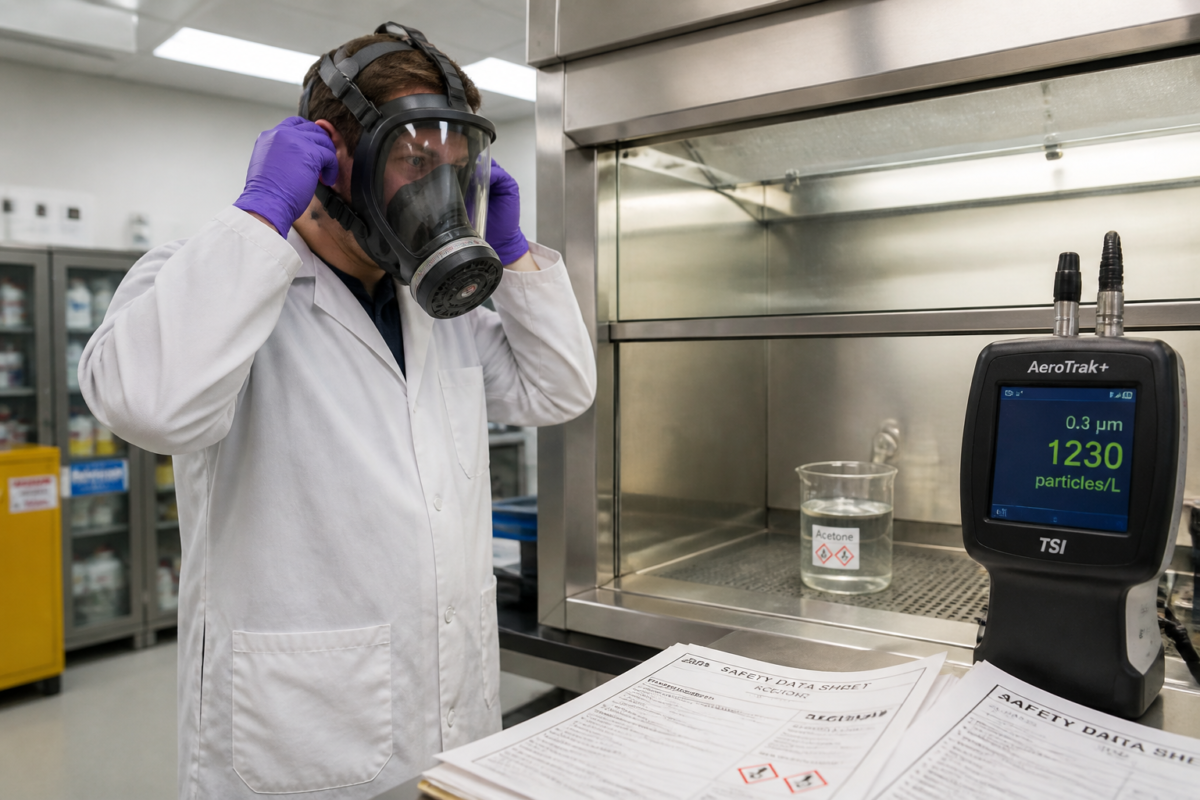 Protection respiratoire au labo : quels équipements pour quels risques ?