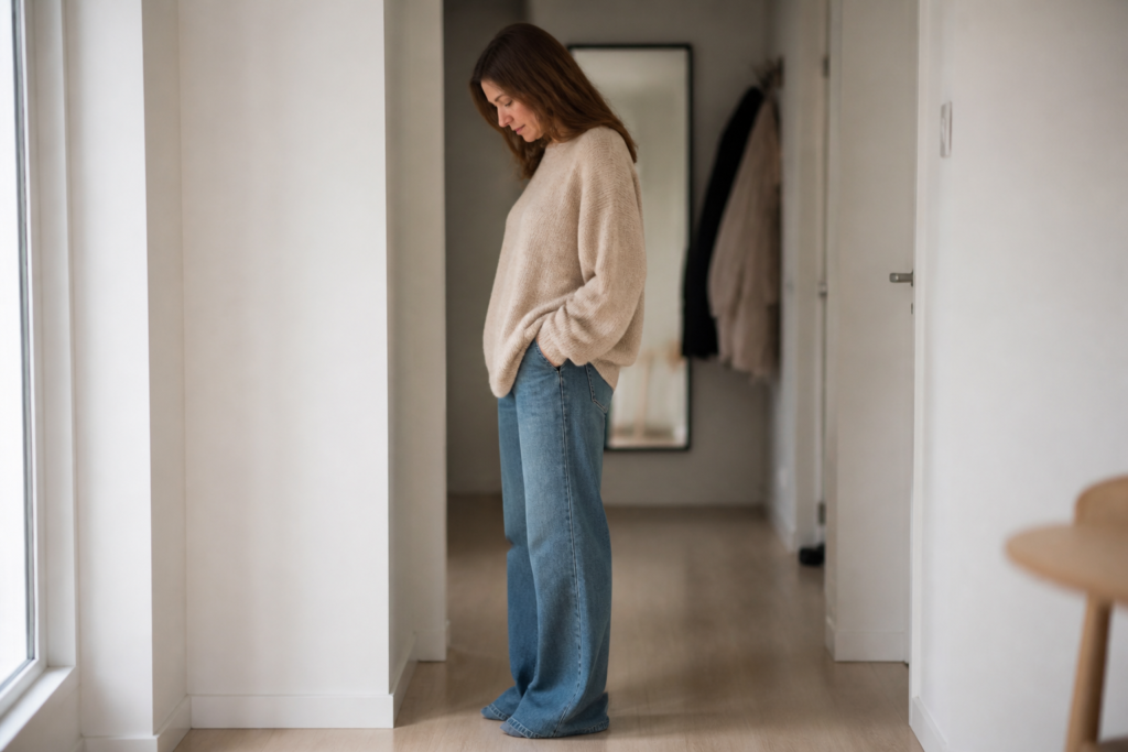Jean taille haute femme : les erreurs qui tassent la silhouette