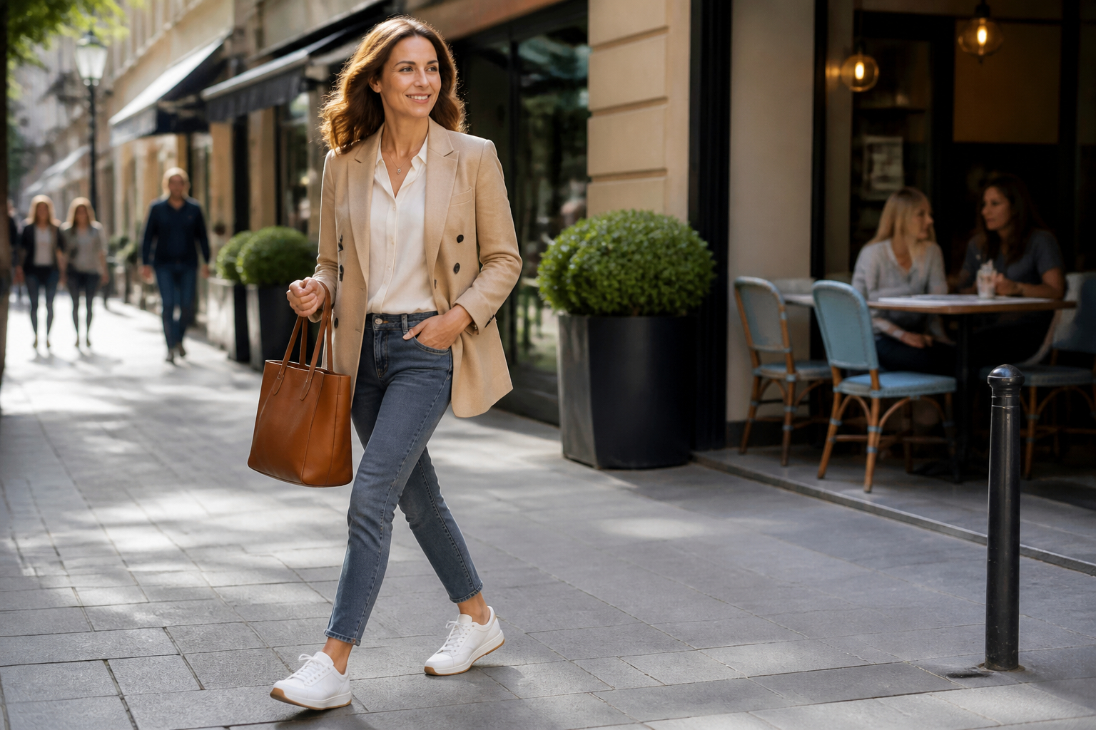 Sneakers tendance femme : les modèles faciles à porter après 40 ans