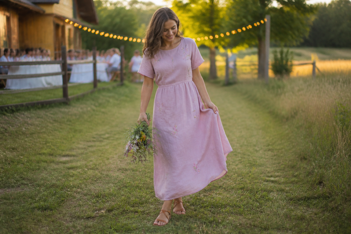 Tenue de mariage champêtre femme : comment rester chic et confortable