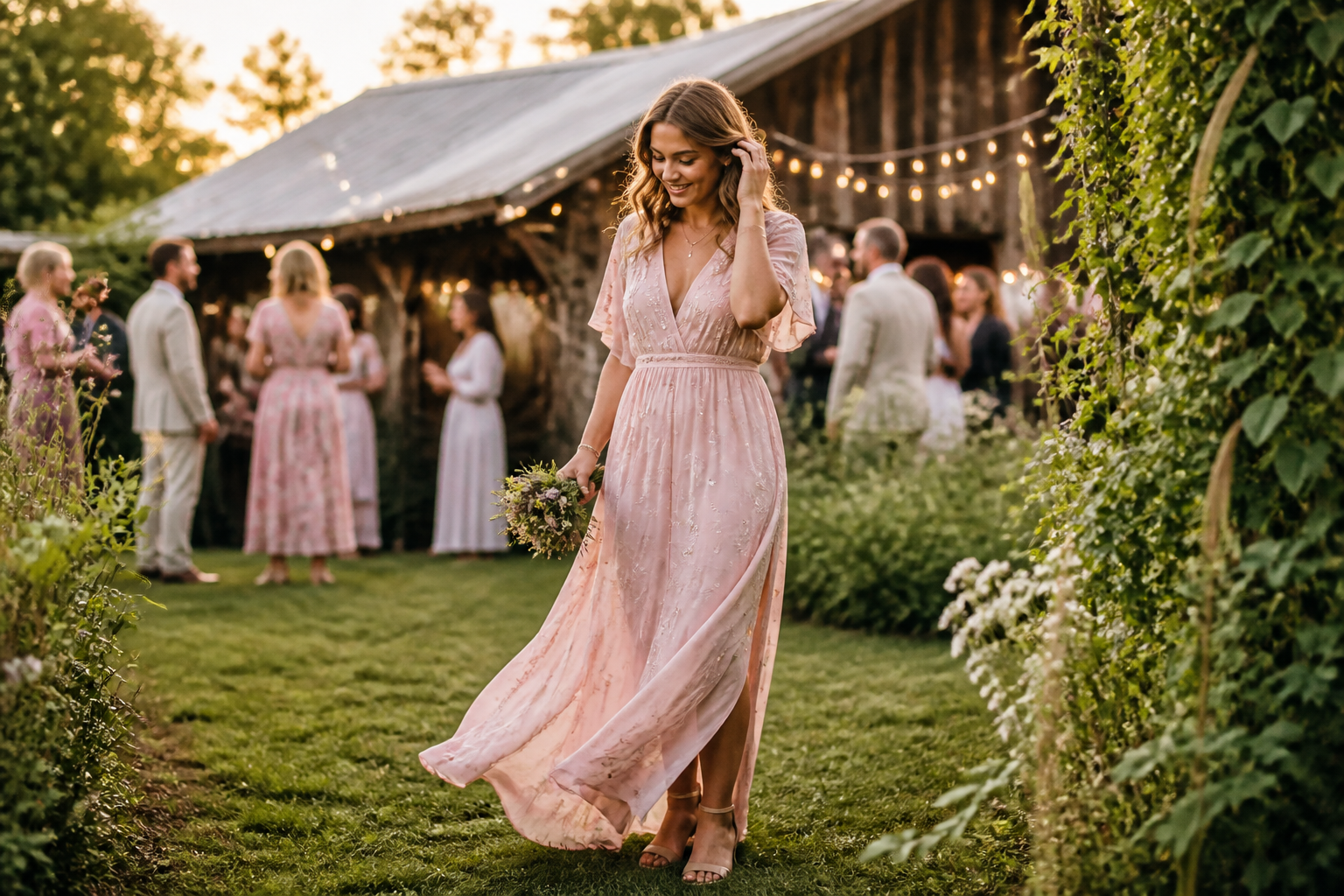 Tenue de mariage champêtre femme : comment rester chic et confortable