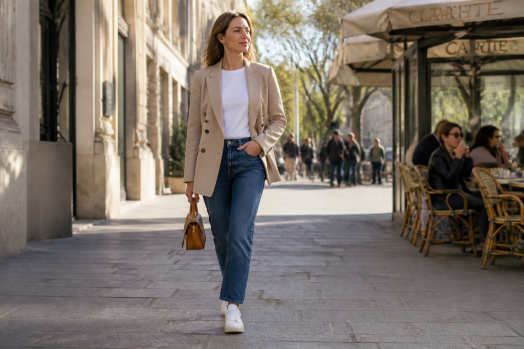 Tenue femme élégante : les pièces faciles pour être chic sans en faire trop